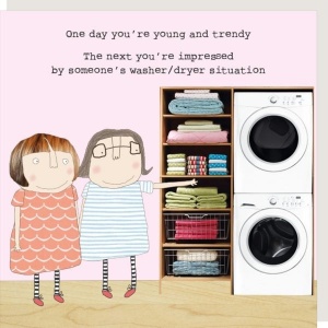 Greeting Card - Washer Dryer